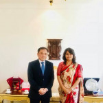 1st July 2018 His Excellency Haji Sulaini bin Haji Said, Ambassdor of Brunei Darussalam to Sultanate of Oman was welcomed by Her Excellency Sarmila Parajuli Dhakal, Ambassador of Nepal to the Sultanate of Oman at latter’s office today.
Both Ambassador discussed on regional and international issues.
Excellences exchanged their interest to enhance bilateral relation between both the countries and the People.
1st July 2018
Embassy of Nepal,Muscat
Sultanate of Oman